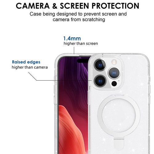 Redmonster iPhone 16 Pro Max 6.9 (2024) ATN Hard Hybrid Sky Stand Mag - Crystal