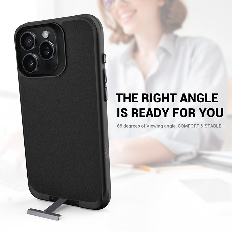 Redmonster iPhone 16 Pro 6.3 (2024) ATN Hard Pure Stand Mag - Black