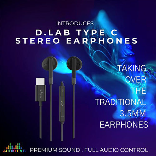DLab Type C Stereo Earphones