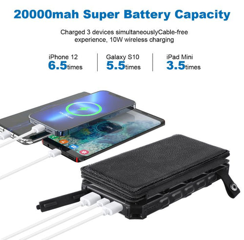 DLab SPB20L 20000mAh Solar Charge Explorer Powerbank