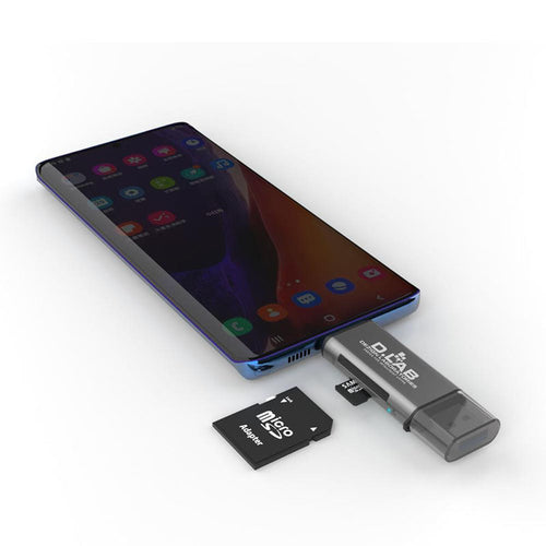DLab CRNPLUS2 2-in-2 Type C SD Card Reader