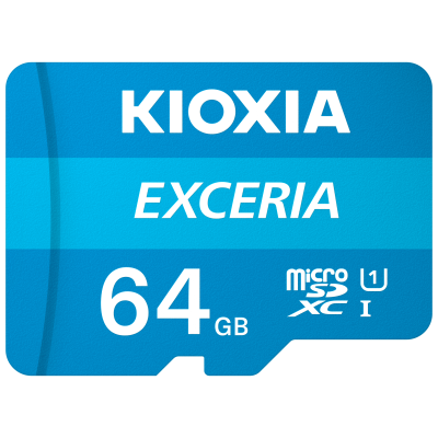 KIOXIA EXCERIA CL10 U1 R100 w/adapter 64GB LMEX1L064GG2