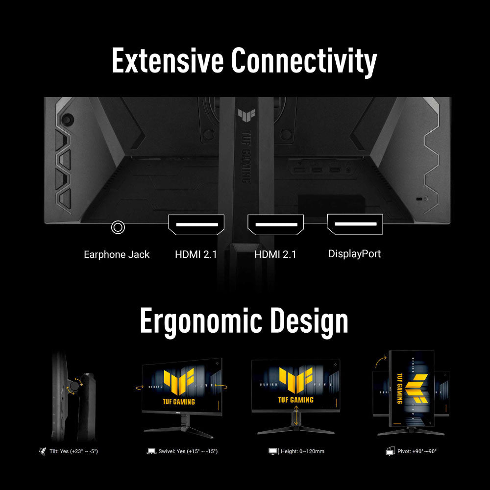 Asus TUF Gaming VG259QL5A - 24.5 FHD IPS 200Hz Gaming Monitor