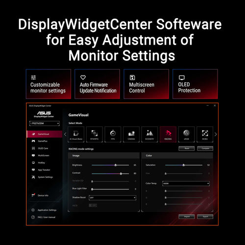 Asus ROG Swift OLED PG27UCDM - 27 UHD QD-OLED 240Hz Gaming Monitor
