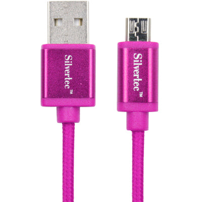 Silvertec BC-DUSB0105 0.5M USB AM to micro USB (Pink)