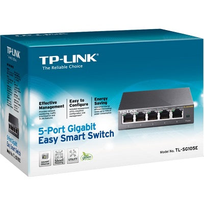 TP-Link TL-SG105E 5-Port Gigabit Easy Smart Switch