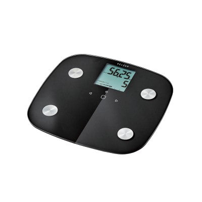 Elecom HCS-FS01BK Eclear Body Composition Weight Scale (Black)