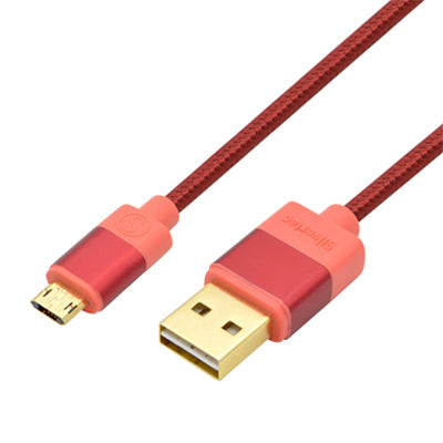 Silvertec SD-USB050rd 50cm Reversible USB & 2.0 Cable (Red)