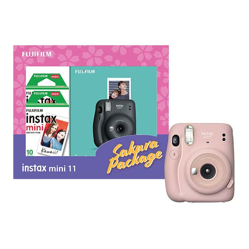 Fuji Instax Mini 11 Sakura Kit - Blush Pink