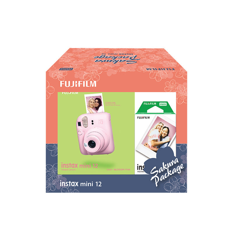 Fuji Instax Mini 12 Sakura Kit (Clay White)