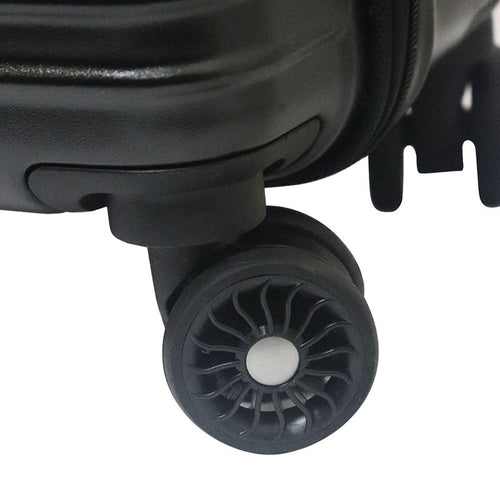 Hush Puppies HP69-4028 4-Wheels Trolley Case (Black)