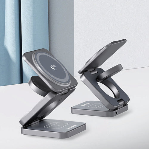 Valore Qi2 3-In-1 Ultra Compact 15W Foldable Wireless Charger (WL-001)