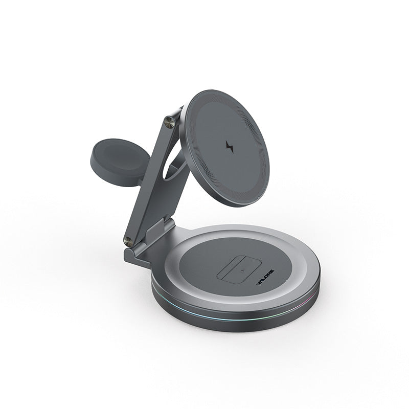 Valore 3-in-1 Desktop Foldable Wireless Charger (WL-002)