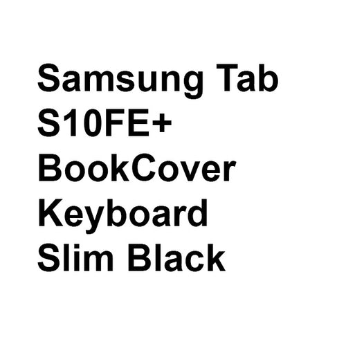 Samsung Tab S10FE+ BookCover Keyboard Slim Black