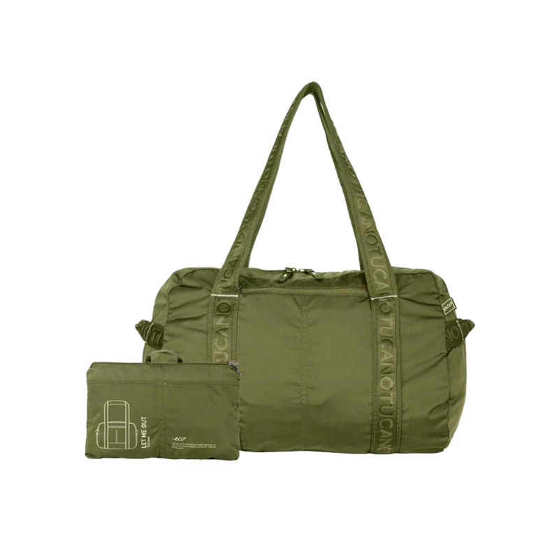 Tucano BLMOWE-VM Let Me Out Foldable Weekend Duffle (Green)