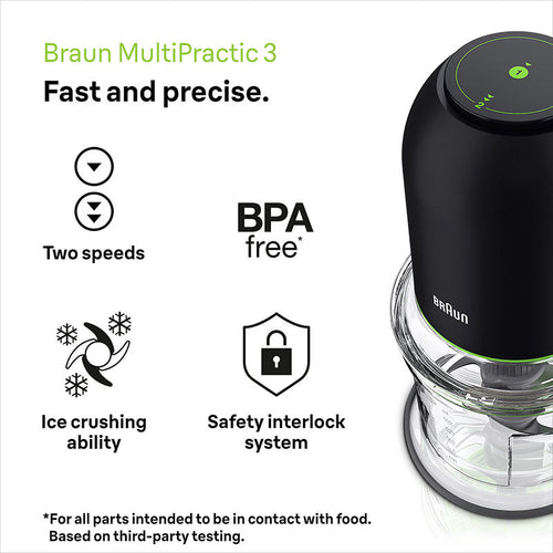 Braun MultiPractic 3 CH3011BK Chopper