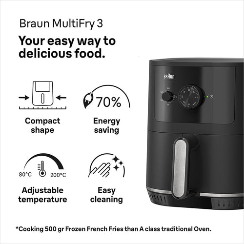 Braun MultiFry 3 HF3000 Air Fryer