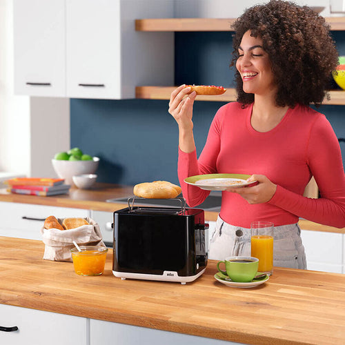 Braun Breakfast1 HT101AI-HT1010BK Toaster (Black)
