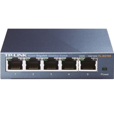 TP-Link TL-SG105 5-Port 10/100/1000Mbps Desktop Switch