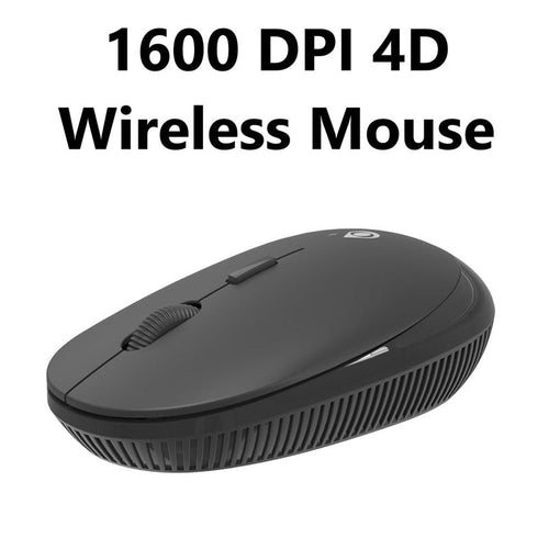 Moveteck NG6049 Wireless Mouse 2.4 Ghz 4D 1600DPI (Black)