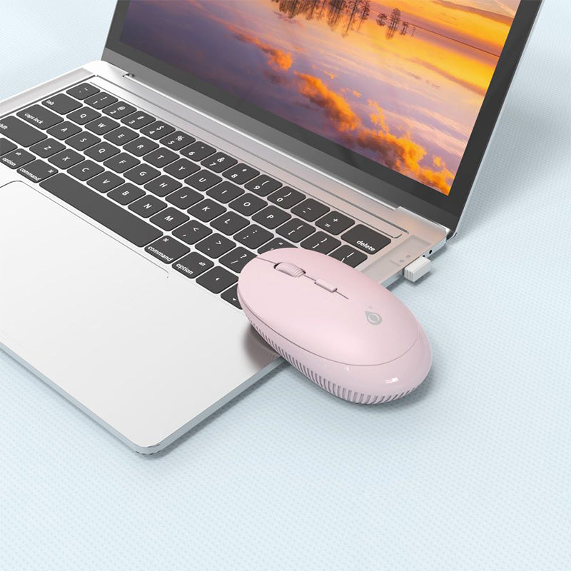 Moveteck NG6049 Wireless Mouse 2.4 Ghz 4D 1600DPI (Pink)