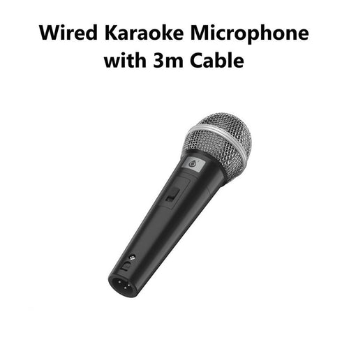 Moveteck NR9337 Wired Mircophone with 3M Cable (Black)