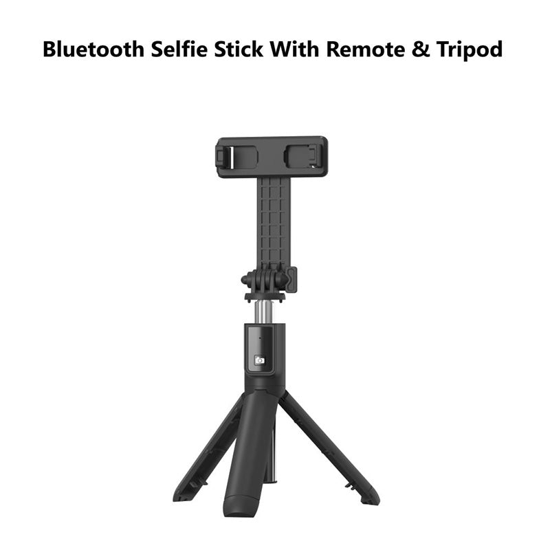 Moveteck TE5024 BT Selfie-Stick With Remote & Tripod (Black)