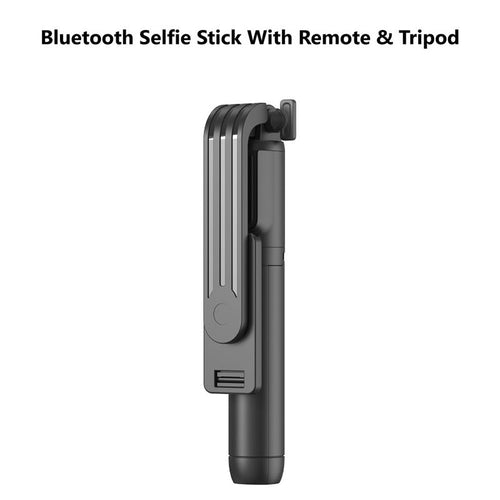 Moveteck TE5024 BT Selfie-Stick With Remote & Tripod (Black)