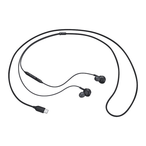 Samsung Type-C Earphones (EO-IC100BBEGWW, Black)