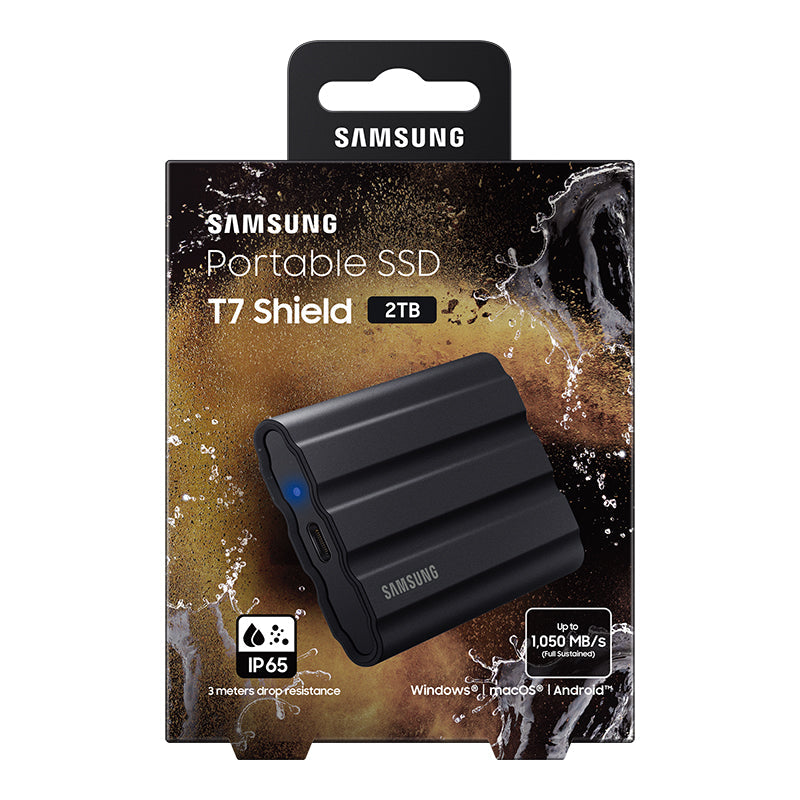 Samsung T7 Shield 2TB Portable SSD (Black) – Challenger Singapore
