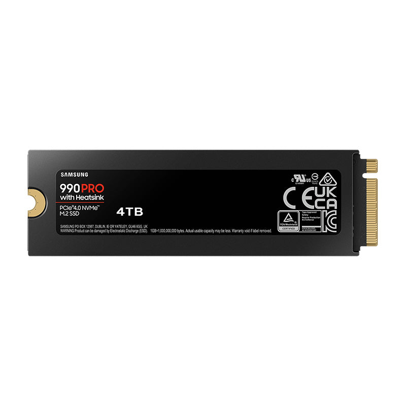 Samsung 990 Pro Heatsink 4TB NVMe M.2 SSD – Challenger Singapore