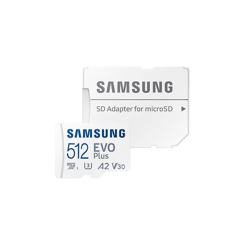 Samsung EVO Plus 512GB microSD with adapter