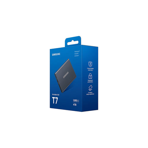 Samsung T7 4TB Portable SSD (Titan Gray)