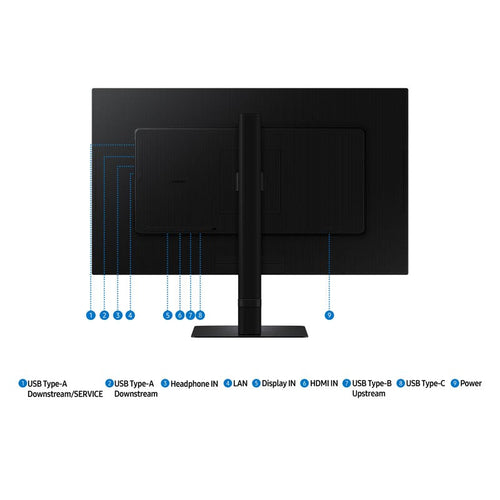 Samsung 27 Flat UHD Viewfinity S8 Monitor