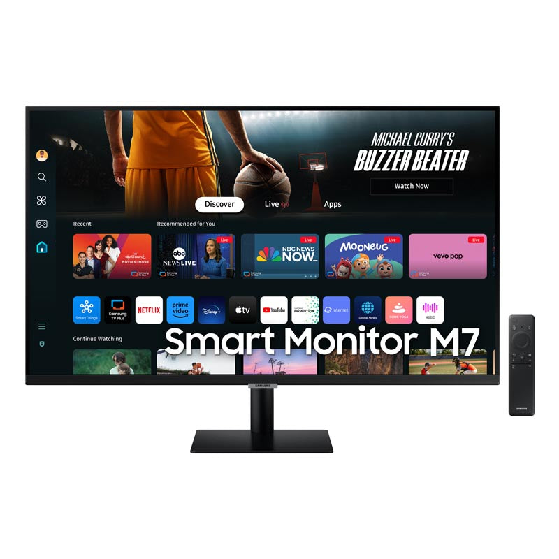 Samsung 32 UHD M7 Flat Smart Monitor (Black)