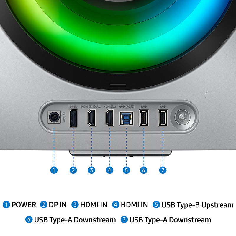 Samsung LS34DG850SEXXS 34 Odyssey OLED G8 UWQHD 175Hz Gaming Monitor