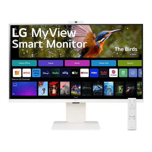 LG MyView 32SR85U-W 32-inch UHD/FHD Webcam/VA Smart Monitor