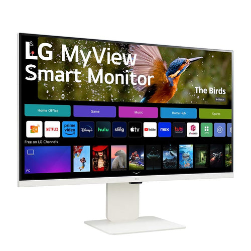 LG MyView 32SR85U-W 32-inch UHD/FHD Webcam/VA Smart Monitor