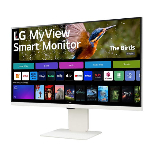 LG MyView 32SR85U-W 32-inch UHD/FHD Webcam/VA Smart Monitor