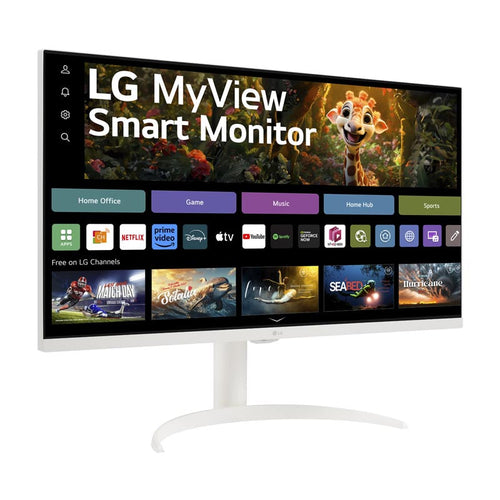 LG MyView 32SR75U-W 32-inch UHD/USB-C PD/VA Smart Monitor