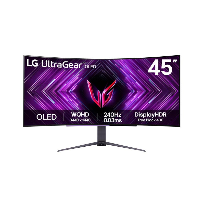 LG UltraGear 45GS96QB-B 45-inch UWQHD 240Hz OLED Gaming Monitor