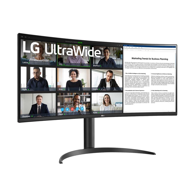 LG 34WR55QK-B 34 WQHD/100Hz/Type-C/HAS/Curved Monitor