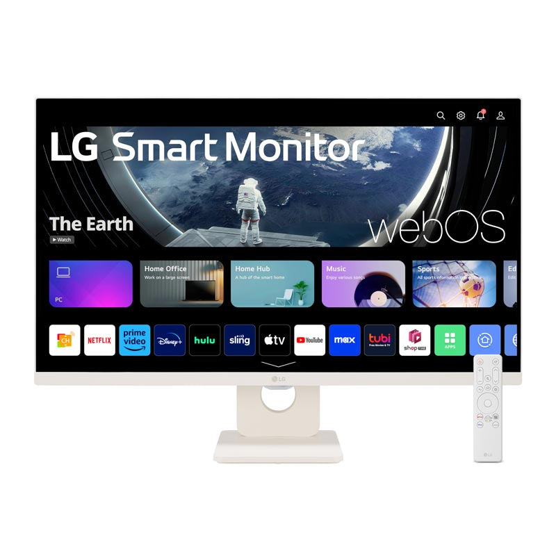 LG Smart Monitor 27U511SA-W - 27 Full HD IPS with webOS