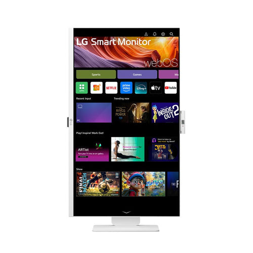 LG 32U850SA-W 31.5 4K UHD IPS Smart Monitor with Webcam