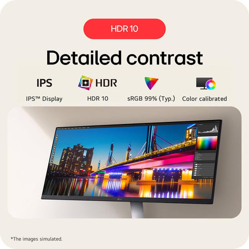 LG UltraWide 29U531A-W 29 WFHD IPS 100Hz Monitor