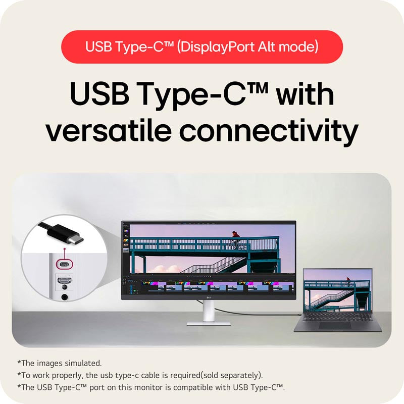 LG UltraWide 29U531A-W - 29 WFHD IPS 100Hz Monitor