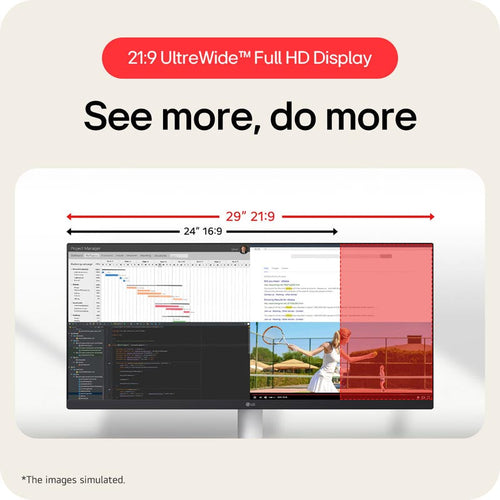 LG UltraWide 29U531A-W 29 WFHD IPS 100Hz Monitor