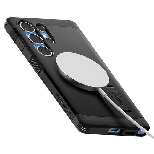 Spigen ACS08964 Galaxy S25 Ultra Tough Armor MagFit Black