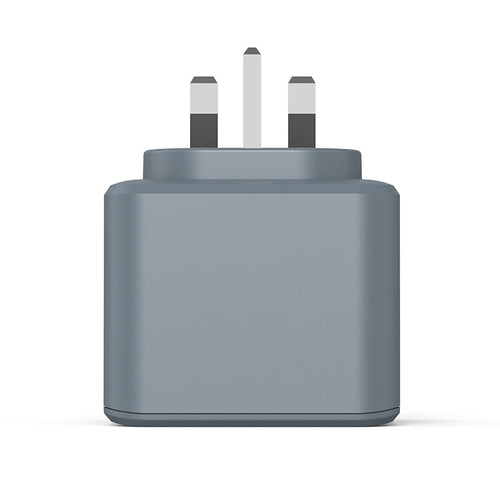 Mazer M-HOME-CUBE20UK-GY Infinite.BOOST UK 3-Outlet CUBE Extension Sockets with 1C 20W & 2A QC3.0 (Grey)