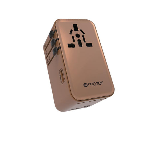 Mazer M-IFTravel1160PD-D PD160W 3C1A World Travel Charger (Desert Titanium)